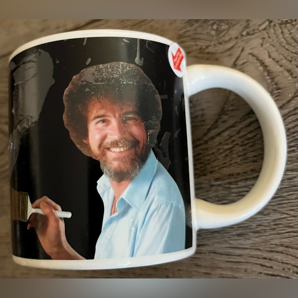 New Bob Ross Self-Painting Mug Changes Background